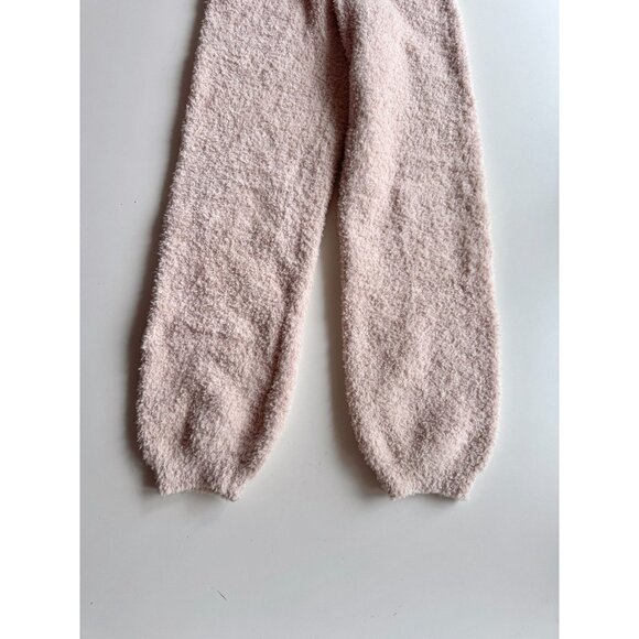 SKIMS Cozy Knit Dusk Light Pink Fuzzy Jogger Sweatpants Pants, Size XXS/XS - Picture 8 of 14